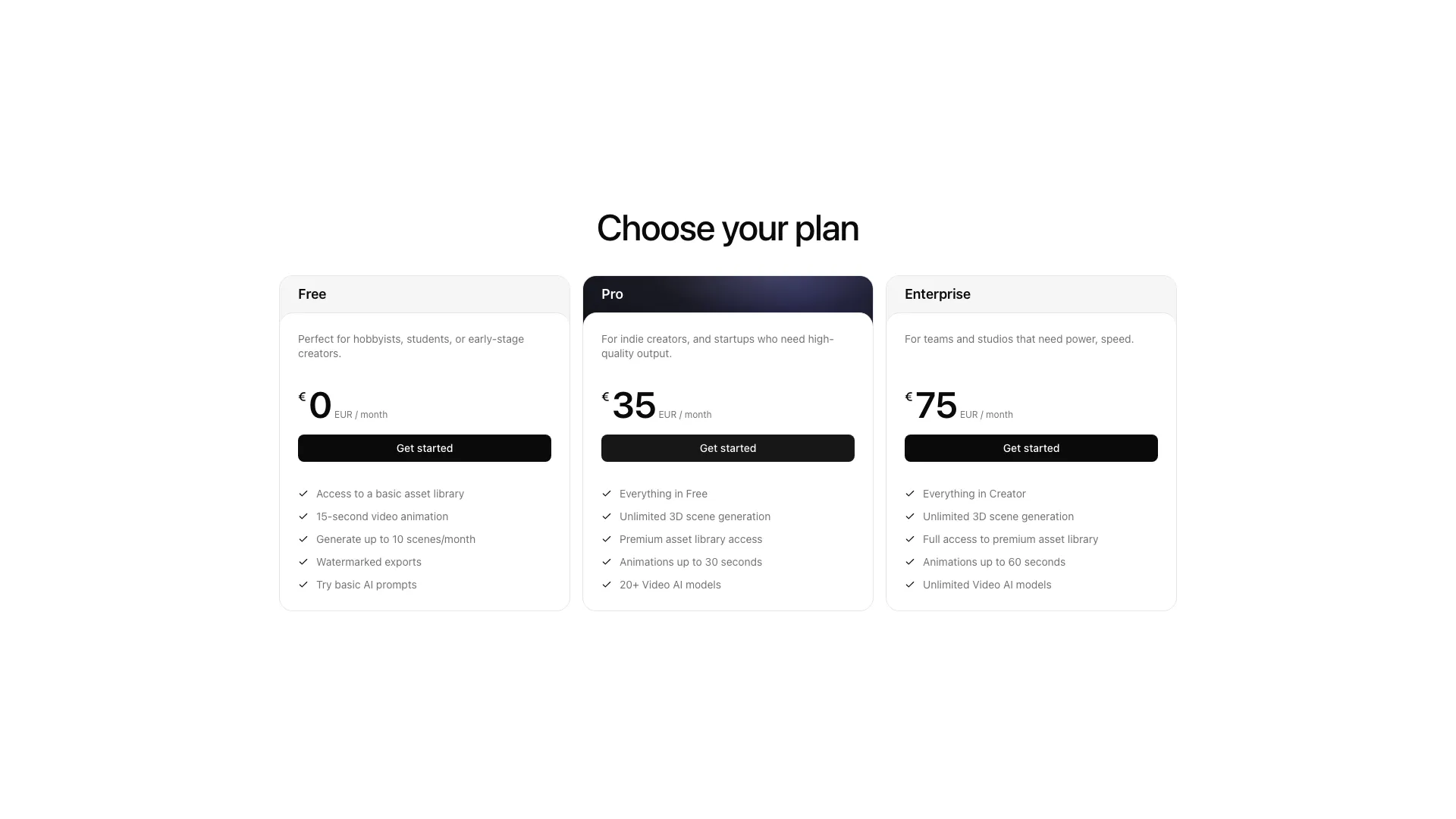 Pricing